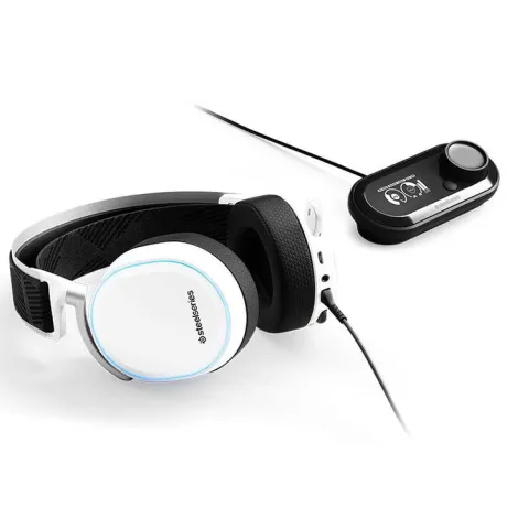 هدست استیل سریز  Arctis PRO + GameDAC WIRED WHITE - تصویر ۲
