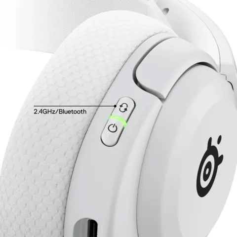 هدست استیل سریز SteelSeries Arctis Nova 5P Wireless WHITE (جعبه باز) - تصویر ۳
