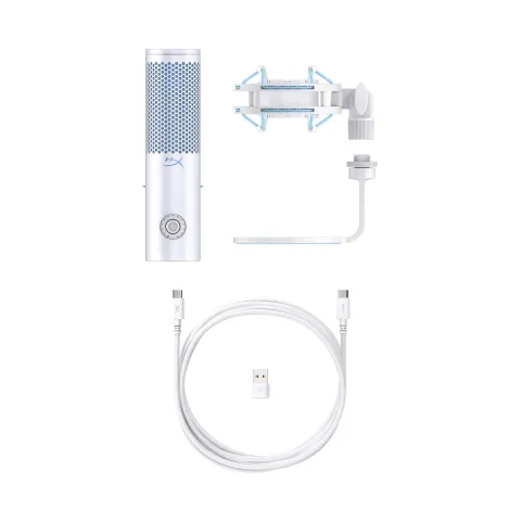 میکروفون هایپر ایکس Quadcast 2 WHITE - تصویر ۳