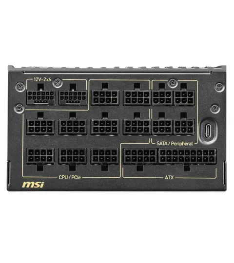 پاور ام اس آی MEG Ai1600T 80 Plus Titanium توان 1600 وات - تصویر ۳