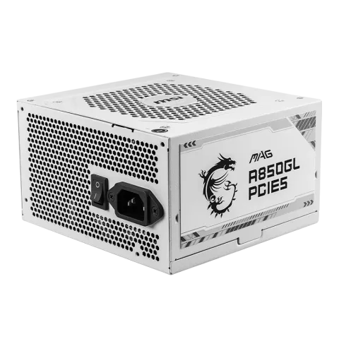 پاور 850 وات ام اس آی MSI MAG A850GL PCIE5 Full Modular GOLD ATX 3.1 WHITE - تصویر ۳