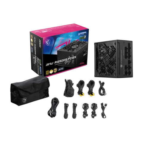 پاور 1250 وات ام اس آی  MSI MPG A1250GS GOLD (ATX3.1) - تصویر ۵