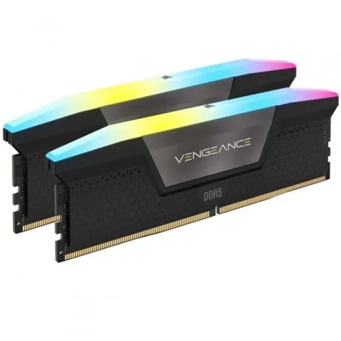 رم کورسیر CORSAIR VENGEANCE RGB 32GB(2x16) 6600MT/s CL38 DDR5 - تصویر ۲