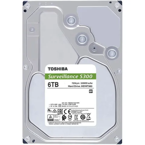 هارد اینترنال توشیبا TOSHIBA S300 6TB 5400RPM 256MB CACHE - تصویر ۳