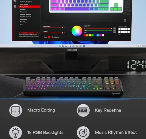 کیبورد ردراگون REDRAGON STAR BLADE K707 SP PRO - تصویر ۷