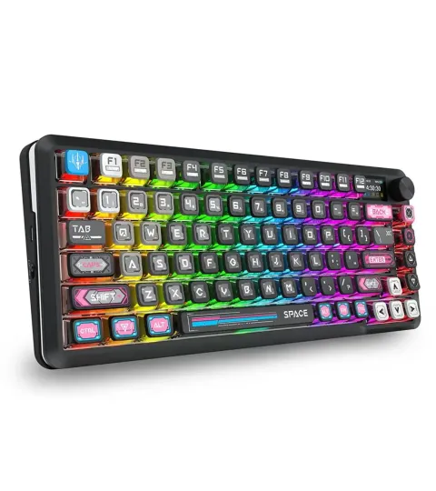 کیبورد ردراگون REDRAGON K708 MC FLEKACT PRO GRADIENT WIRELESS LCD - تصویر ۳