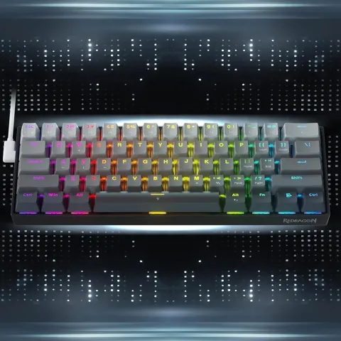 کیبورد ردراگون REDRAGON K617 GB FIZZ RAPID TRIGGER 8K GRADIENT WIRED - تصویر ۴