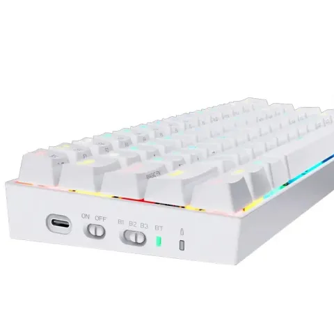 کیبورد مخصوص بازی ردراگون مدل DRACONIC ELITE K530 PRO WHITE - تصویر ۳