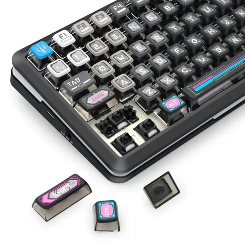 کیبورد ردراگون REDRAGON K708 MC FLEKACT PRO GRADIENT WIRELESS LCD - تصویر ۸