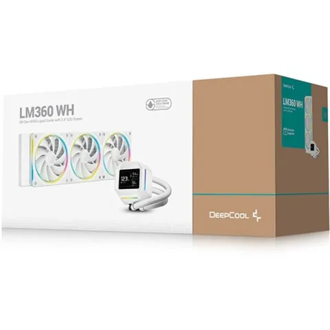 خنک کننده پردازنده دیپ کول DEEPCOOL INFINITY LM360 WHITE - تصویر ۲