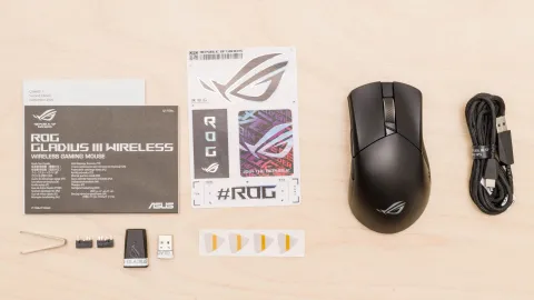موس ایسوس ASUS ROG P711 GLADIUS III WIRELSS BLACK AIMPOINT - تصویر ۹