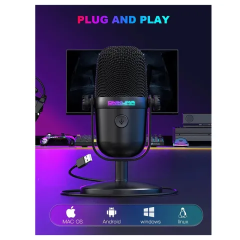 میکرفون گیمینگ اونیکوما ONIKUMA M830 BLACK - تصویر ۴