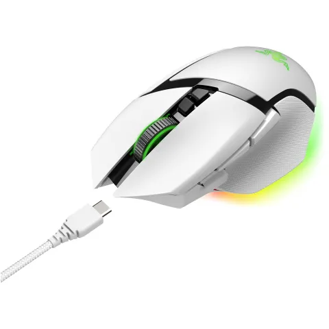 موس ریزر RAZER BASILISK V3 PRO WHITE - تصویر ۷