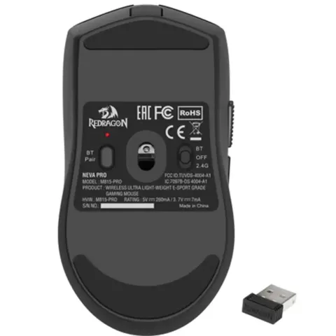 موس ردراگون M815 PRO NEVA 1K BLACK WIRELESS - تصویر ۹