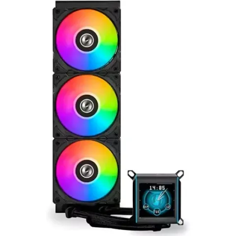 خنک کننده مایع پردازنده لیان لی LIAN LI GALAHAD II LCD 360 BLACK - تصویر ۳