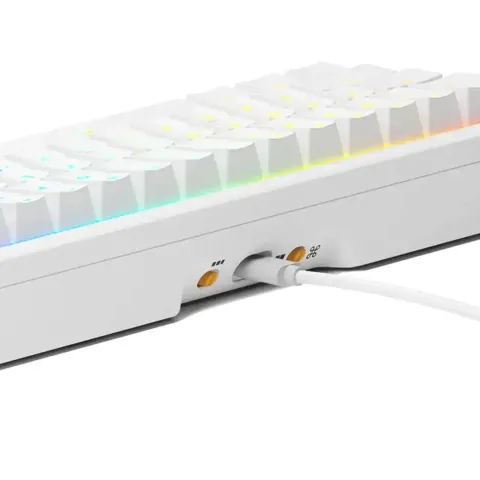 کیبورد گلوریوس GLORIOUS GMMK 3 Prebuilt RGB سفید - تصویر ۳