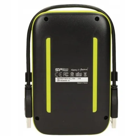 هارد اکسترنال سیلیکون پاور Sillicon Power Armor A60 5TB  GREEN USB 3.2 GEN 1 EXTERNAL HDD - تصویر ۴