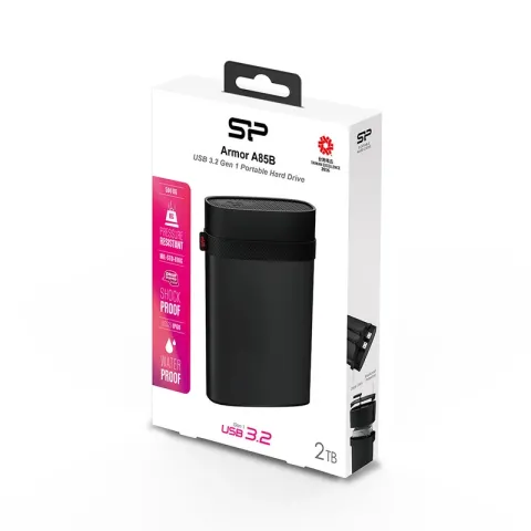 هارد اکسترنال سیلیکون پاور Silicon Power Armor A85B 4TB BLACK USB 3.2 GEN 1 BLACK - تصویر ۹