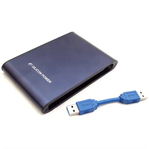 هارد اکسترنال سیلیکون پاور Silicon Power Armor A80 2TB USB 3.2 GEN 1 BLUE - تصویر ۵