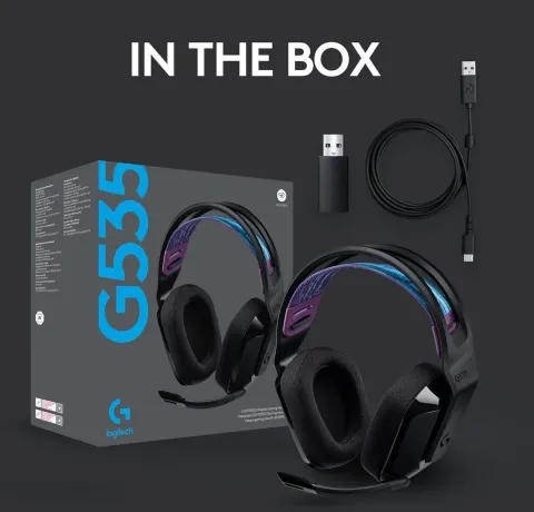هدست لاجیتک LOGITECH G535 - تصویر ۴
