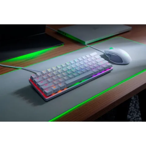 کیبورد ریزر RAZER Huntsman Mini Mercury White - تصویر ۳