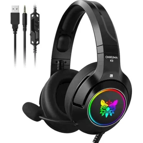 هدست اونیکوما ONIKUMA K9 BLACK GAMING - تصویر ۲