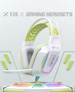 هدست اونیکوما ONIKUMA X13 WHITE GAMING - تصویر ۳