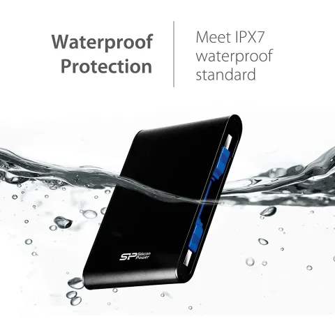 هارد اکسترنال سیلیکون پاور Silicon Power Armor A80 2TB USB 3.2 GEN 1 BLACK - تصویر ۵