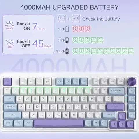 کیبورد ردراگون REDRAGON K673 WBP UCAL MAX WIRELESS - تصویر ۶