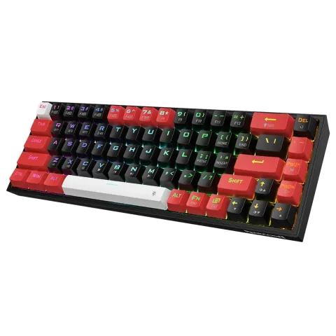 کیبورد ردراگون REDRAGON K631P CASTOR PRO BRW 65% - تصویر ۴