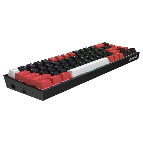 کیبورد ردراگون REDRAGON K631P CASTOR PRO BRW 65% - تصویر ۵