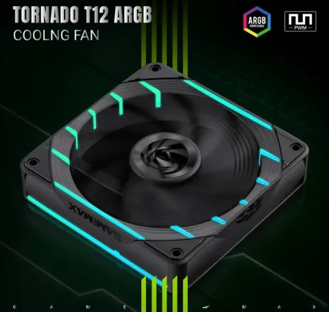 فن کیس گیم مکس GAMEMAX TORNADO T12 ARGB - تصویر ۱۰