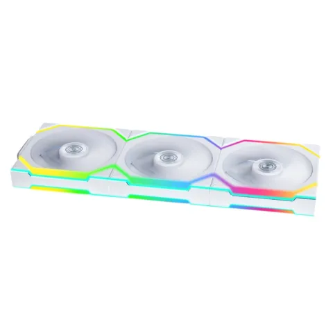 فن کیس لیان لی LIAN LI UNI FAN SL WIRELESS 120 3x1 WHITE REVERSE - تصویر ۲