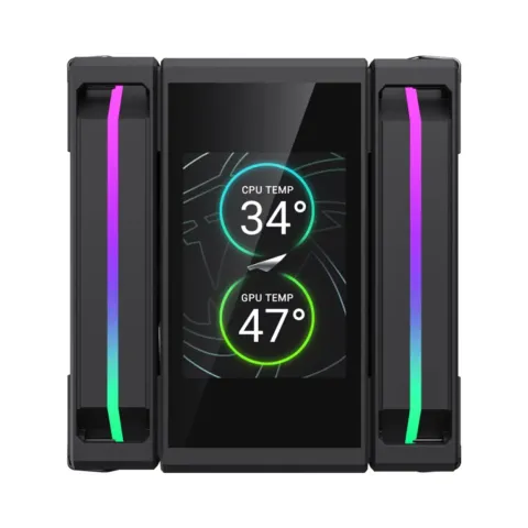 خنک کننده پردازنده گیم مکس GAMEMAX SIGMA 620 LCD BLACK - تصویر ۳