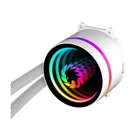 خنک کننده مایع پردازنده گیم مکس GAMEMAX ICEBURG INFINITY 120 WHITE - تصویر ۲
