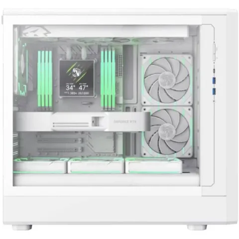 کیس گیم مکس CASE GAMEMAX CLAW 460 W WHITE - تصویر ۴
