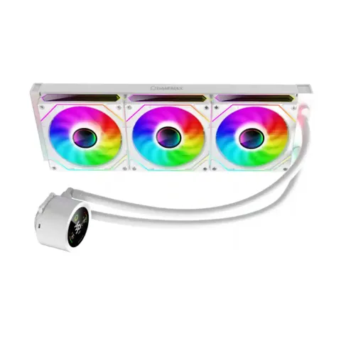 خنک کننده مایع پردازنده گیم مکس GAMEMAX ICEBURG DIGITAL 360 WHITE - تصویر ۳