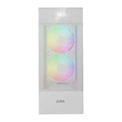 کیس گیم دیاس GAMDIAS AURA GC5 ELITE WHITE ARGB GAMING CASE - تصویر ۲