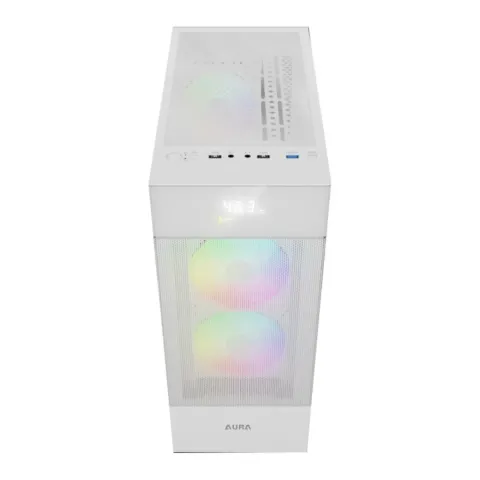 کیس گیم دیاس GAMDIAS AURA GC5 ELITE WHITE ARGB GAMING CASE - تصویر ۶