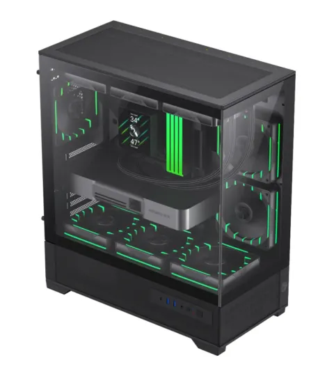 کیس گیم مکس CASE GAMEMAX VISTA 2 A BLACK - تصویر ۳