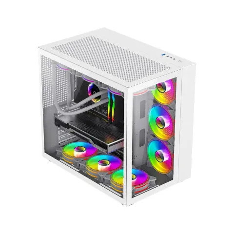 کیس گیمینگ گیم مکس CASE GAMEMAX INFINITY WHITE - تصویر ۲