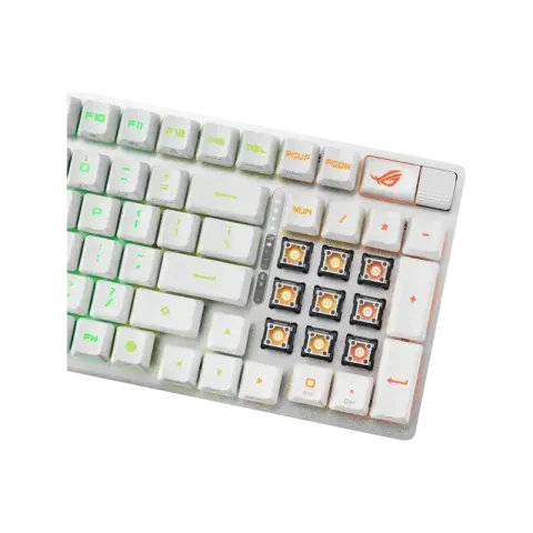 کیبورد ایسوس ASUS ROG X902 SCOPE II RX 96 WIRELESS WHITE - تصویر ۲