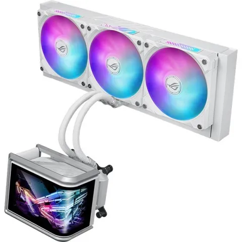 خنک کننده مایع پردازنده ایسوس مدل ASUS ROG RYUO IV SLC 360 ARGB WHITE - تصویر ۲