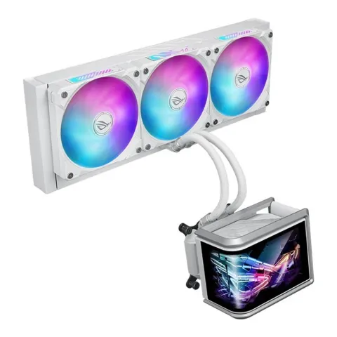 خنک کننده مایع پردازنده ایسوس مدل ASUS ROG RYUO IV SLC 360 ARGB WHITE - تصویر ۳