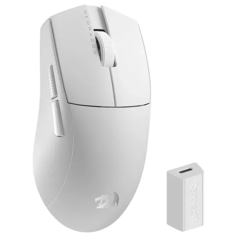 موس بی سیم گیمینگ ردراگون M916 PRO 1K White - تصویر ۳