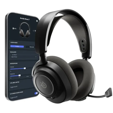 هدست استیل‌سریز STEELSERIES ARCTIS NOVA 7 GEN 2 BLACK - تصویر ۳