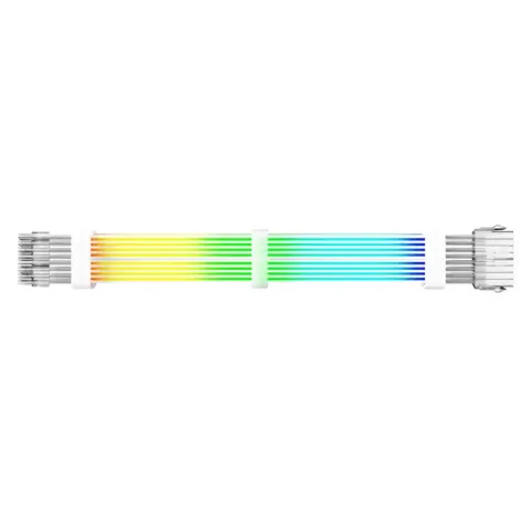 کابل اسلیو گیم مکس GAMEMAX ARGB Extension 2x8-pin GPU Sleeve WHITE - تصویر ۲