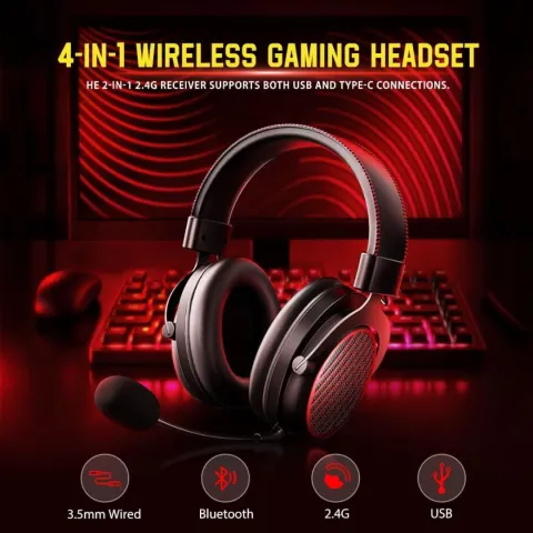 هدست گیمینگ ردراگون REDRAGON H540-PRO LUNA PRO - تصویر ۷