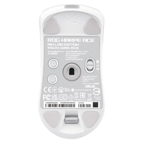 موس ایسوس ROG HARPE ACE AIM LAB P713 WHITE - تصویر ۵