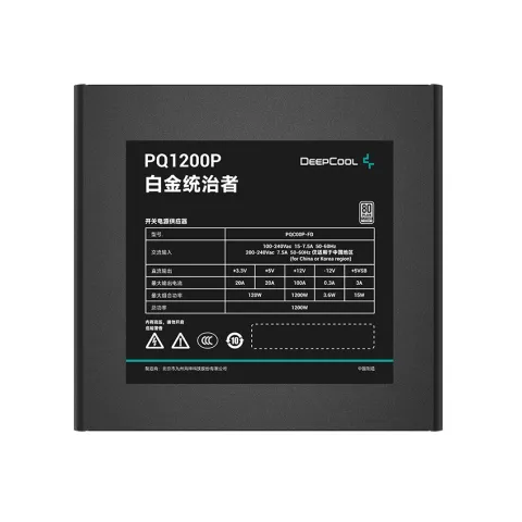 پاور 1200 وات دیپ کول DEEPCOOL PQ1200P PLATINUM ATX 3.1 - تصویر ۳